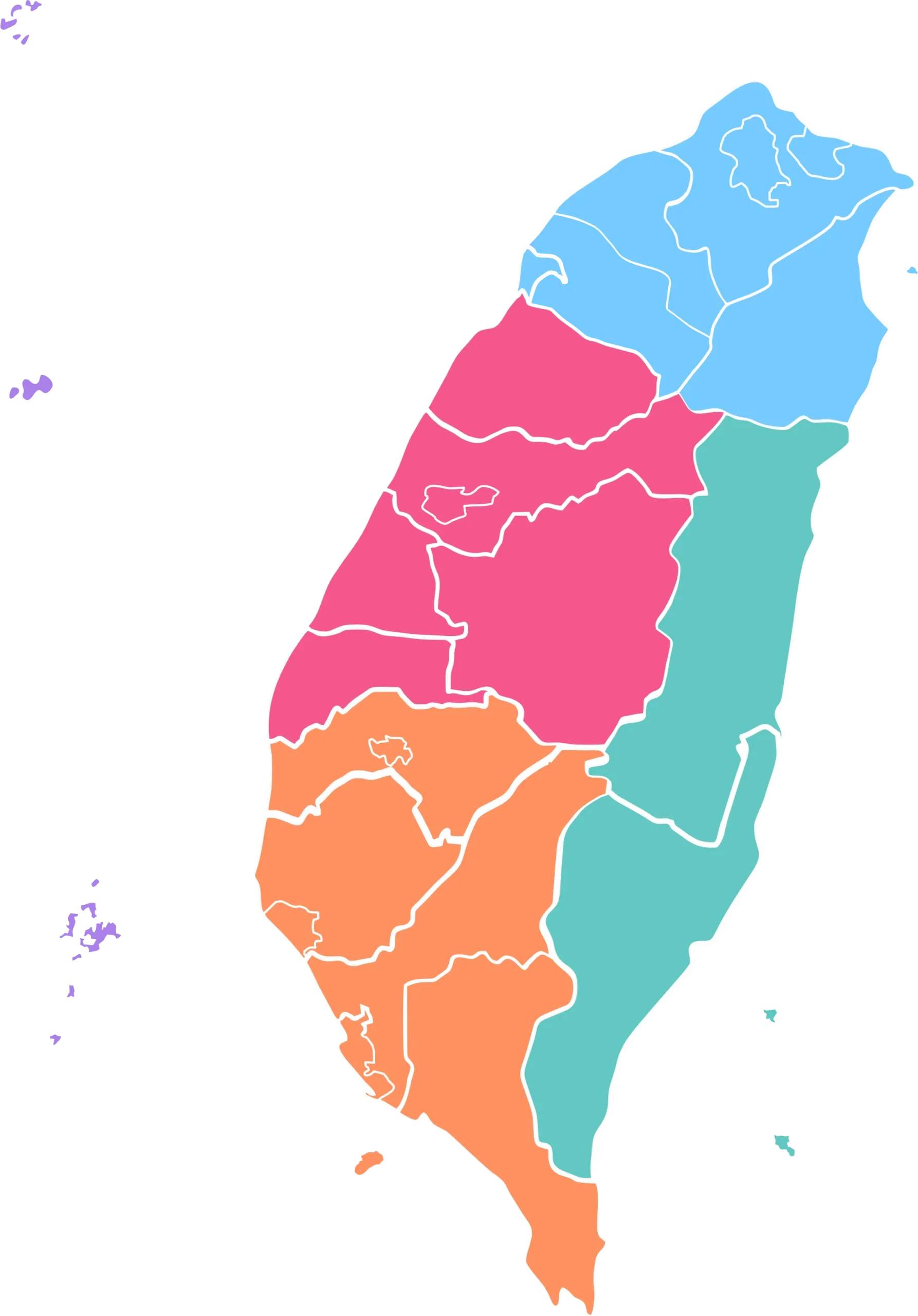 台澎金馬地圖