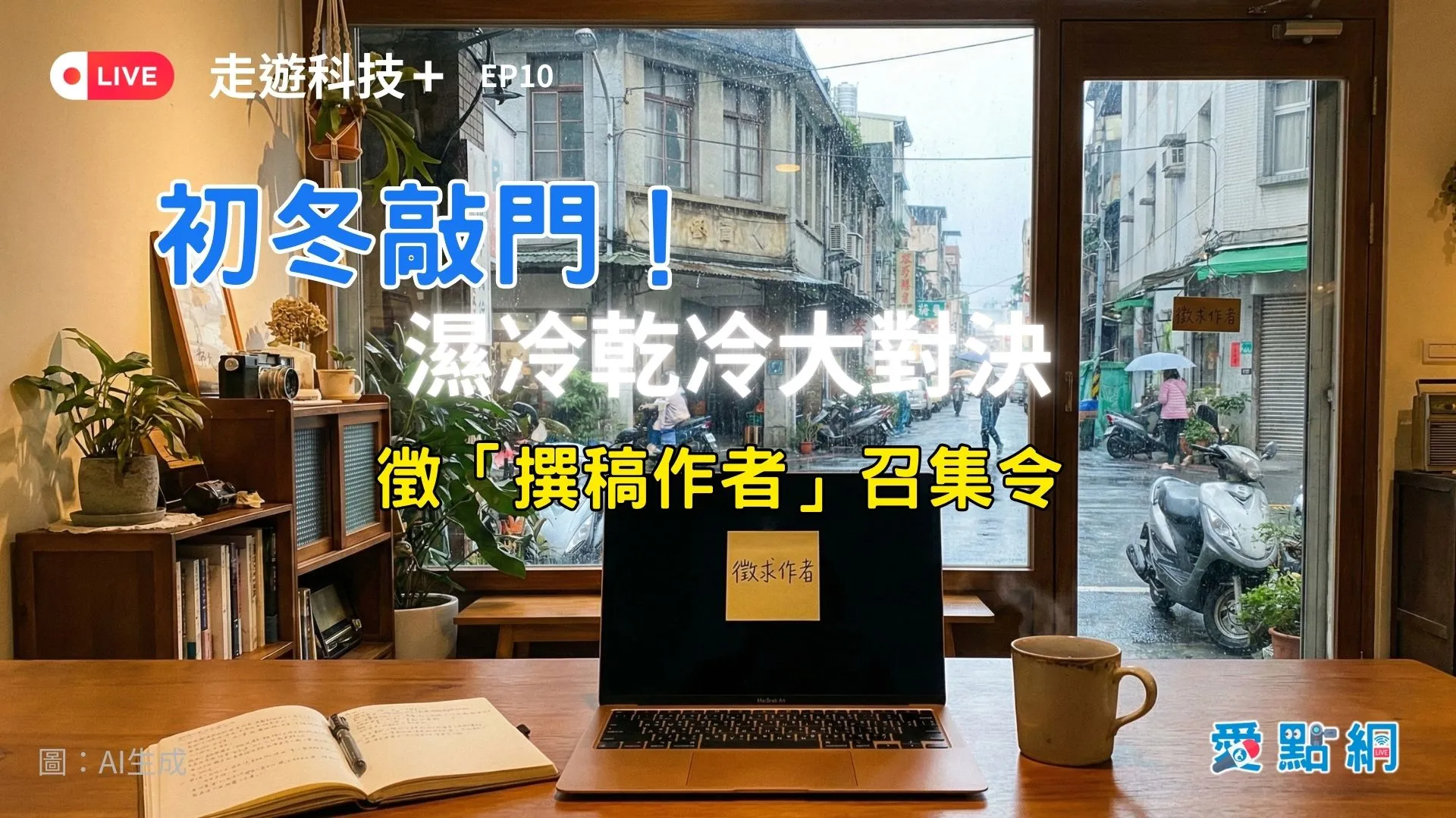走遊科技+ Ep10｜初冬敲門！濕冷乾冷大對決 & 徵「撰稿作者」召集令