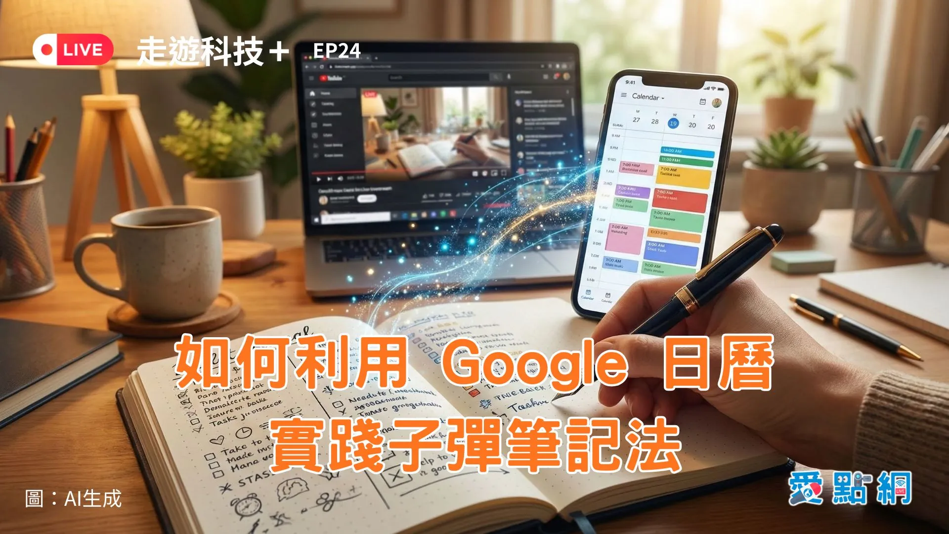 走遊科技+ Ep24｜如何利用 Google 日曆實踐子彈筆記法